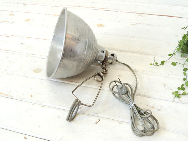 SNAPIT 工業系・アルミ・ヴィンテージ・クリップライト ポータブルランプ 照明 USA