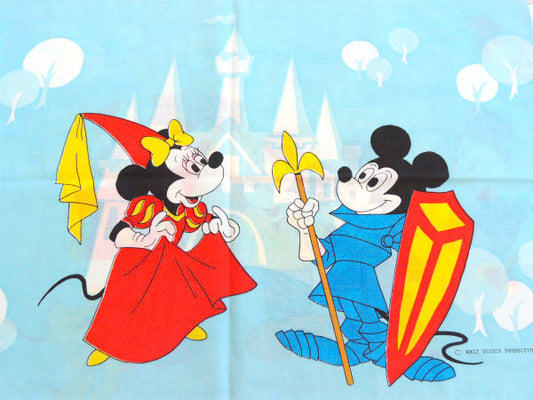 【ミッキー&フレンズ】OLDミッキー・ディズニー・ヴィンテージ・ピローケース・枕カバー USA