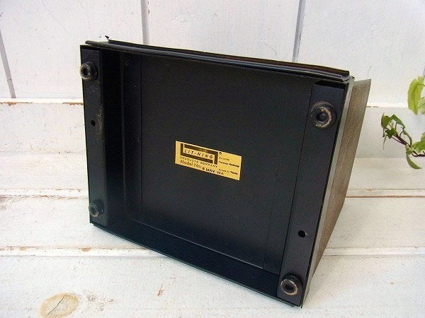 LIT NING モダンなウッド柄・メタル製・ヴィンテージ・書類スタンド/ブックスタンド USA