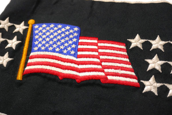 USA ビッグサイズ アメリカンフラッグ・13星・星条旗・ヴィンテージ・刺繍・ワッペン パッチ