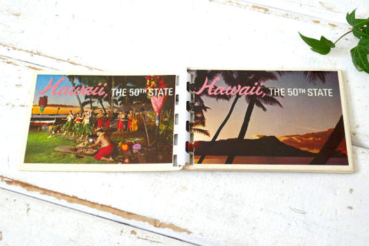 Hawaii ワイキキビーチ THE 50TH STATE ヴィンテージ・ピクチャーホルダー 写真