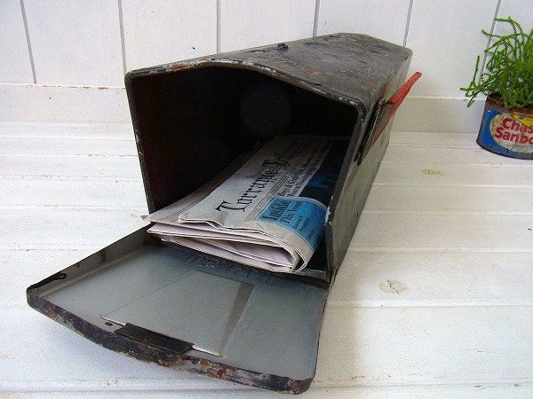 【U.S MAIL/USメール】ブリキ製・ヴィンテージ・メールボックス/ポスト/郵便受け　USA