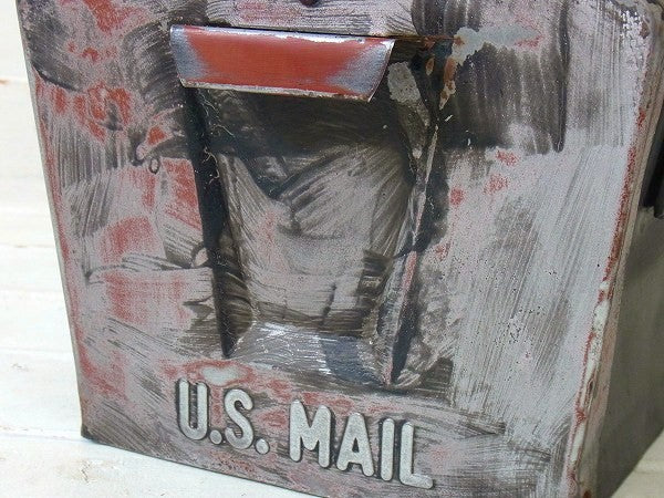 【U.S MAIL/USメール】ブリキ製・ヴィンテージ・メールボックス/ポスト/郵便受け　USA