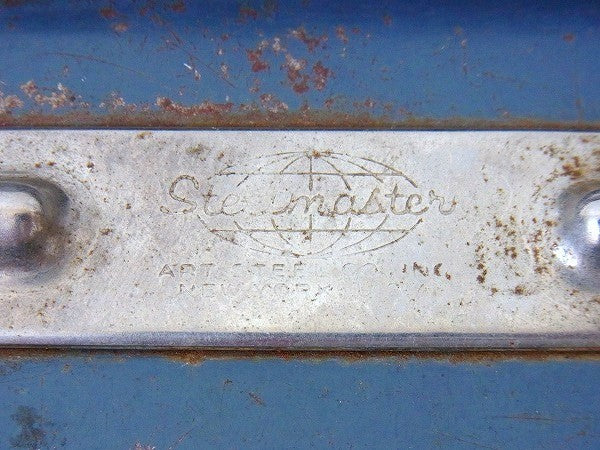【Steelmaster】工業系・仕切り付き・ヴィンテージ・キャッシュボックス/金庫 USA