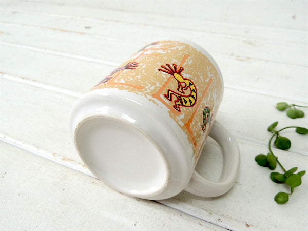 【KOKOPELLI】ココペリ・インディアン・ホピ族・陶器製・ヴィンテージ・マグカップ