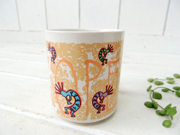 【KOKOPELLI】ココペリ・ホピ族・インディアン・陶器製・ヴィンテージ・マグカップ②