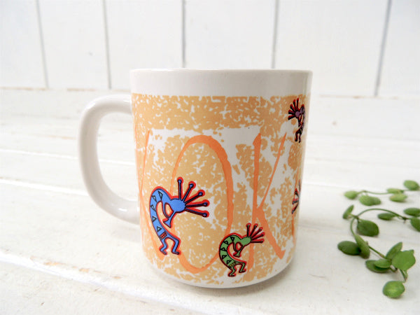 【KOKOPELLI】ココペリ・ホピ族・インディアン・陶器製・ヴィンテージ・マグカップ②