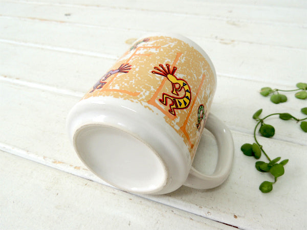 【KOKOPELLI】ココペリ・ホピ族・インディアン・陶器製・ヴィンテージ・マグカップ②