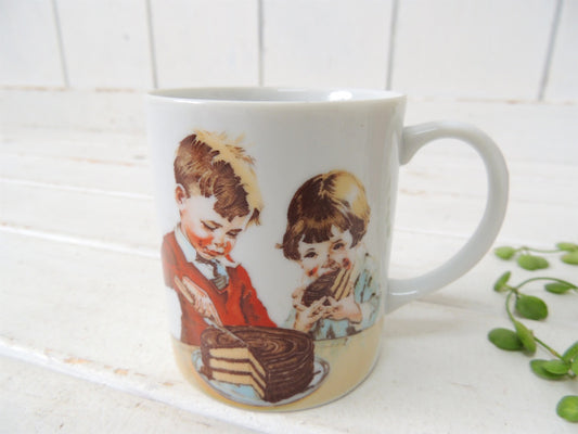 【HERSHEY'S】ハーシーチョコレート・80'sヴィンテージ・陶器製・マグカップ