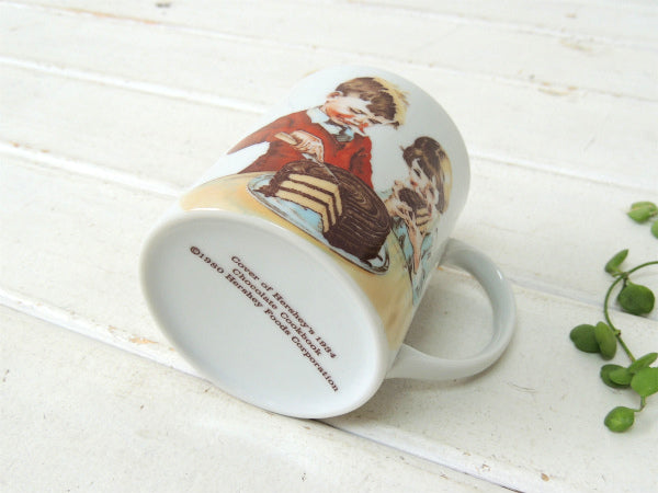 【HERSHEY'S】ハーシーチョコレート・80'sヴィンテージ・陶器製・マグカップ