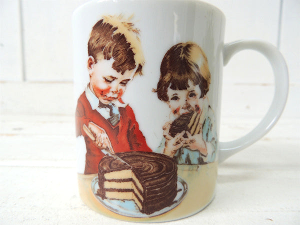 【HERSHEY'S】ハーシーチョコレート・80'sヴィンテージ・陶器製・マグカップ