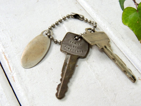 【1920's・W.P. STEINBRING】ヴィンテージ・キーホルダー・フォード・アメ車・鍵付き