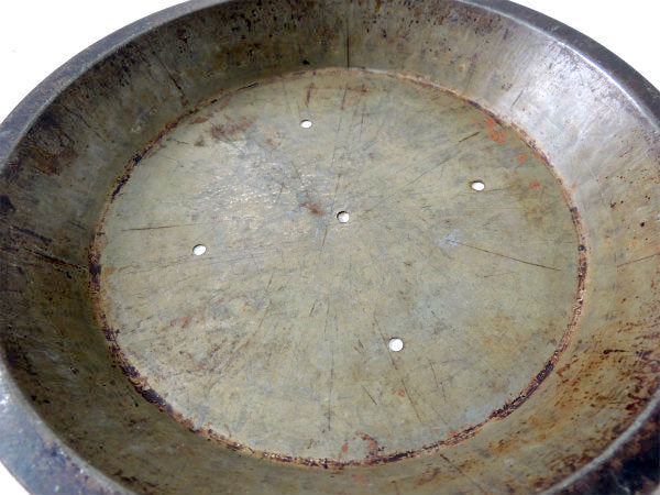 1950s~ USA ティン製・ヴィンテージ・パイ皿・パイプレート・キッチン雑貨