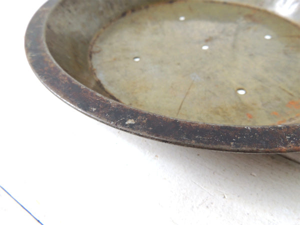 1950s~ USA ティン製・ヴィンテージ・パイ皿・パイプレート・キッチン雑貨