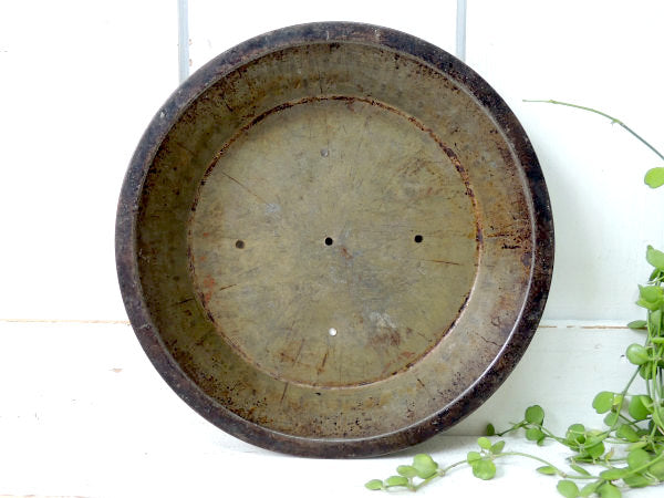 1950s~ USA ティン製・ヴィンテージ・パイ皿・パイプレート・キッチン雑貨