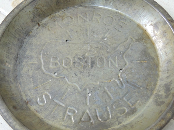 【MONROE BOSTON STRAUS】1940s・USA地図・ビンテージ・パイ皿/パイプレート