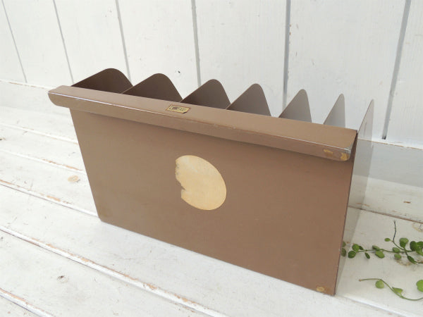 【FLASH FILING】工業系・メタル製・ヴィンテージ・書類スタンド/ブックスタンド/本立て