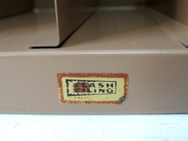 【FLASH FILING】工業系・メタル製・ヴィンテージ・書類スタンド/ブックスタンド/本立て