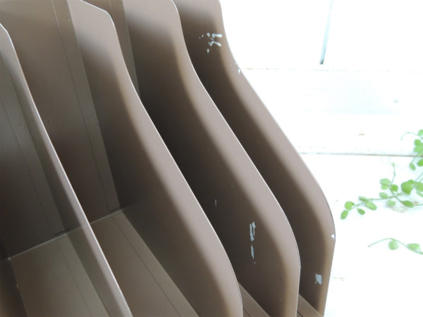 【FLASH FILING】工業系・メタル製・ヴィンテージ・書類スタンド/ブックスタンド/本立て