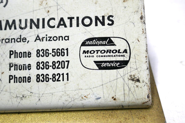 ARMOUR RADIO・無線・アドバタイジング・ヴィンテージ・バインダー・クリップボード USA