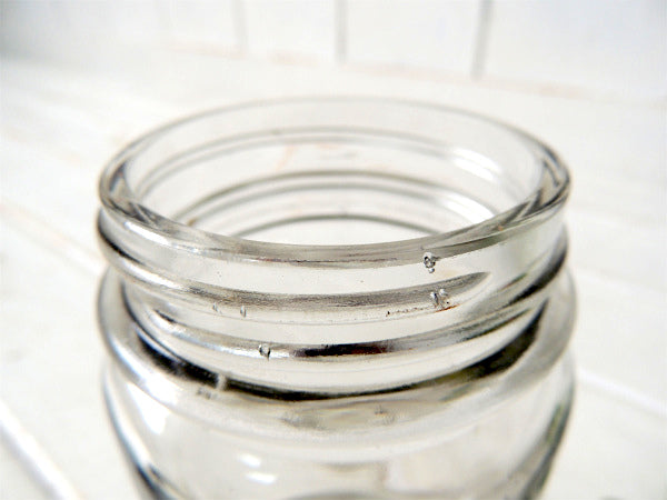 Kerr 1900~・クリア・瓶 アンティーク・メイソンジャー ガラスジャー 保存容器 USA