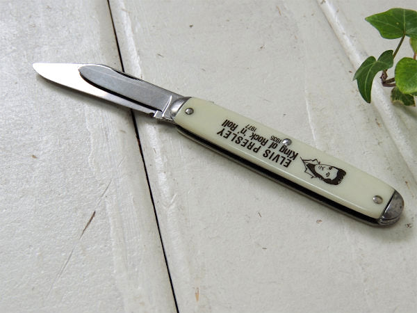 【1935-1977's】 エルビスプレスリー・ヴィンテージ・折り畳み式・ポケットナイフ・USA