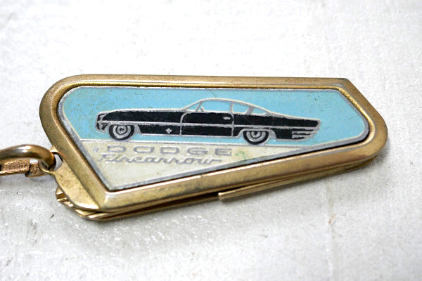 DODGE ダッジ USA ヴィンテージ・アドバタイジング・キーホルダー・ブランクキー KEY 鍵
