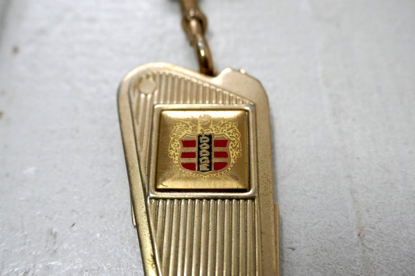 DODGE ダッジ USA ヴィンテージ・アドバタイジング・キーホルダー・ブランクキー KEY 鍵
