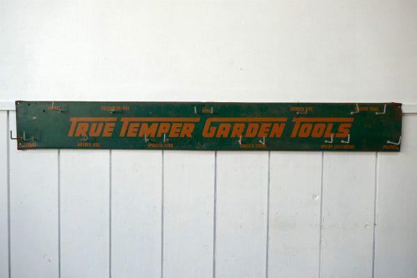 TRUE TEMPER ガーデンツール 50~60s ビンテージ ディスプレイラック フック USA