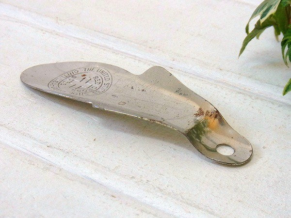 【RED CROSS】アメリカ赤十字社・スチール製・ヴィンテージ・靴べら/シューホーン　USA