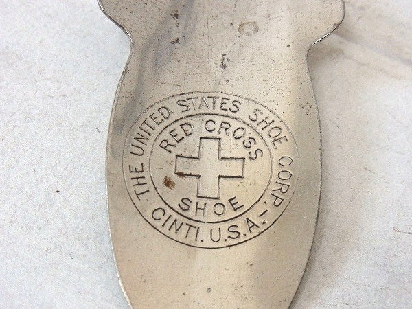 【RED CROSS】アメリカ赤十字社・スチール製・ヴィンテージ・靴べら/シューホーン　USA