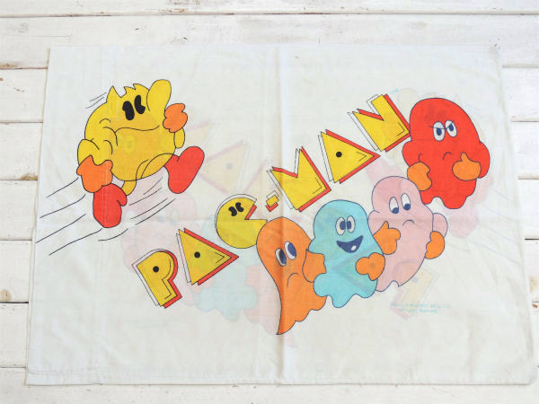 パックマン PAC-MAN・ゲーム・80's ヴィンテージ・ピローケース・枕カバー・リメイク USA