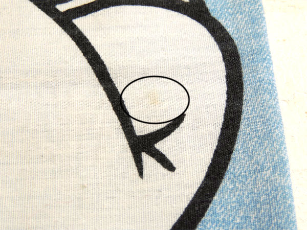 【ミッキーマウス】ディズニー・デニム柄・ヴィンテージ・ピローケース・枕カバー USA