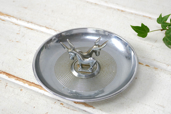 Hamilton・ロバ・クロム製・アール・デコ・ヴィンテージ・灰皿・アシュトレイ USA デザイン