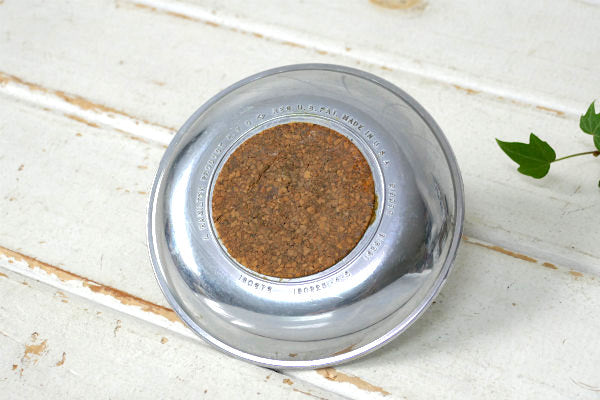 Hamilton・ロバ・クロム製・アール・デコ・ヴィンテージ・灰皿・アシュトレイ USA デザイン