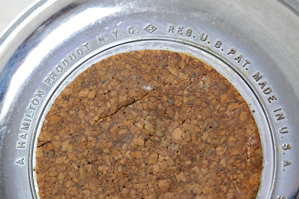 Hamilton・ロバ・クロム製・アール・デコ・ヴィンテージ・灰皿・アシュトレイ USA デザイン