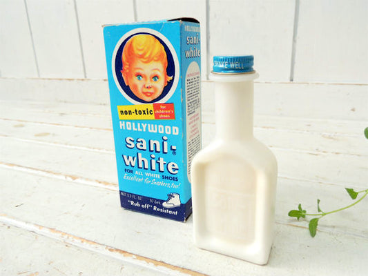 US ハリウッド Sani-White デッドストック・ヴィンテージ・シューポリッシュ・靴磨き