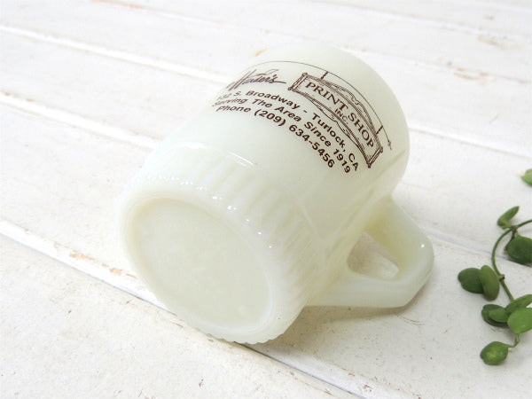 【Harder's PRINT SHOP】ファイヤーキング・印刷屋さんのアドバタイジング・マグカップ