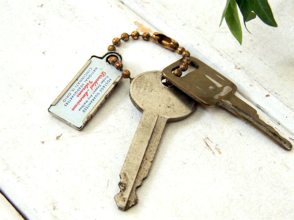 FORD 1959's イリノイ州 ナンバープレート型 ヴィンテージ キーホルダー フォード アメ車 US