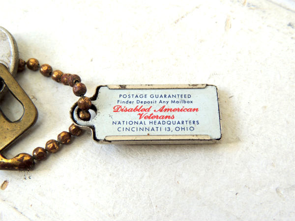 FORD 1959's イリノイ州 ナンバープレート型 ヴィンテージ キーホルダー フォード アメ車 US