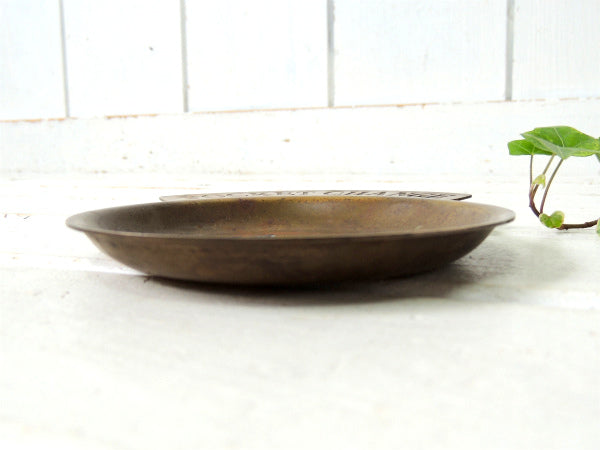 【POCKET CHANGE】USA・真鍮製・アンティーク・ポケットチェンジ・トレイ/マネートレイ