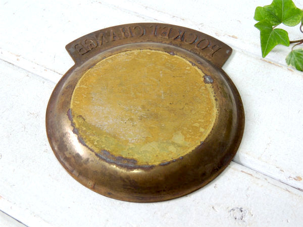 【POCKET CHANGE】USA・真鍮製・アンティーク・ポケットチェンジ・トレイ/マネートレイ