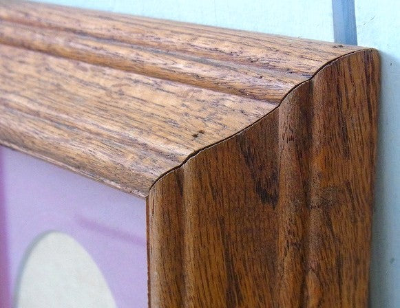 アメリカ製!無垢材×ガラスパネル・ヴィンテージ・木製フレーム/額縁/フォトフレーム