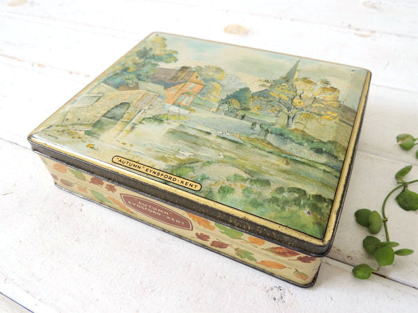 【EDWARD SHARP&SONS】イギリス製・ヴィンテージ・ティン缶/トフィー缶