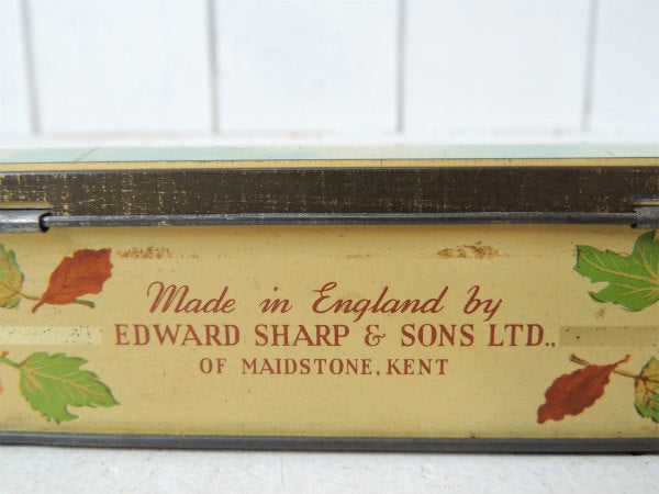 【EDWARD SHARP&SONS】イギリス製・ヴィンテージ・ティン缶/トフィー缶