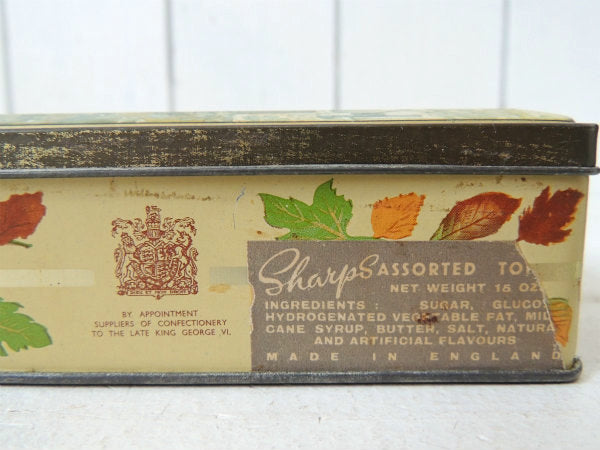 【EDWARD SHARP&SONS】イギリス製・ヴィンテージ・ティン缶/トフィー缶
