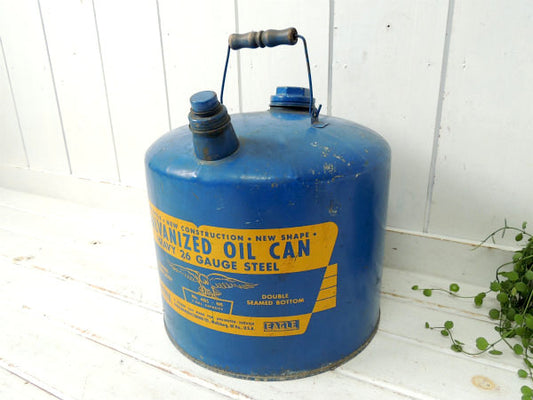 【イーグル・EAGLE・鷲】1950s・5ガロン・ヴィンテージ・オイル缶・木製ハンドル・USA