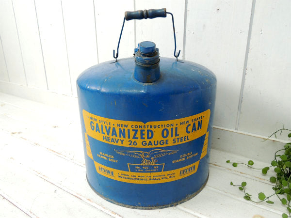 【イーグル・EAGLE・鷲】1950s・5ガロン・ヴィンテージ・オイル缶・木製ハンドル・USA