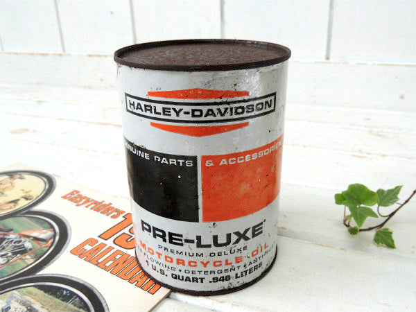 ハーレーダビッドソン 1960's~モーターサイクルオイル・ヴィンテージ・オイル缶 US