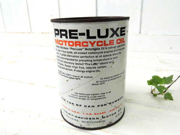 ハーレーダビッドソン 1960's~モーターサイクルオイル・ヴィンテージ・オイル缶 US